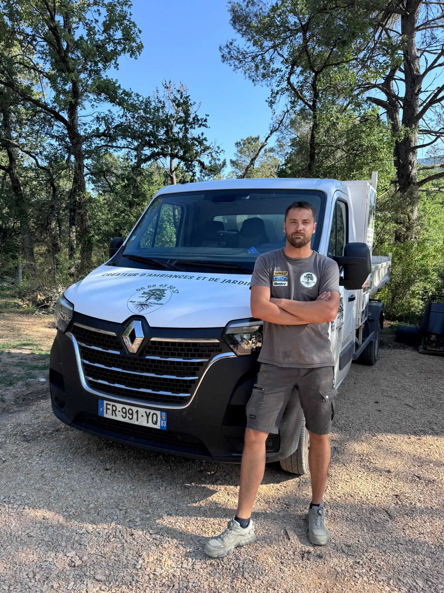 Gaël Tron, paysagiste artisan Arb'monie Paysages à Pourcieux Var